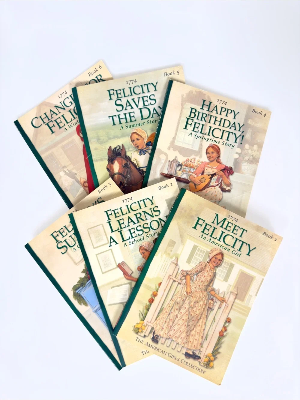 American Girl Meet Felicity Six Book Set Pleasant Company 2000 Paperback Books